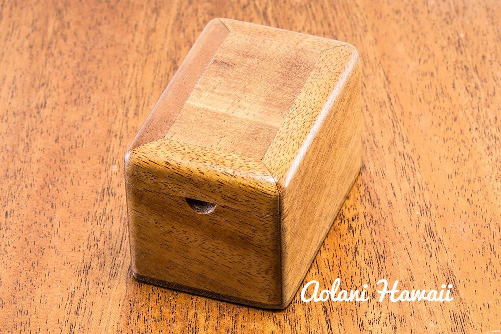 Hawaiian Koa Box for Keepsake Jewelry Gift - Aolani Hawaii - 3