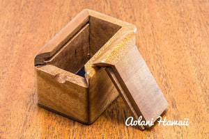 Hawaiian Koa Box for Keepsake Jewelry Gift - Aolani Hawaii - 5