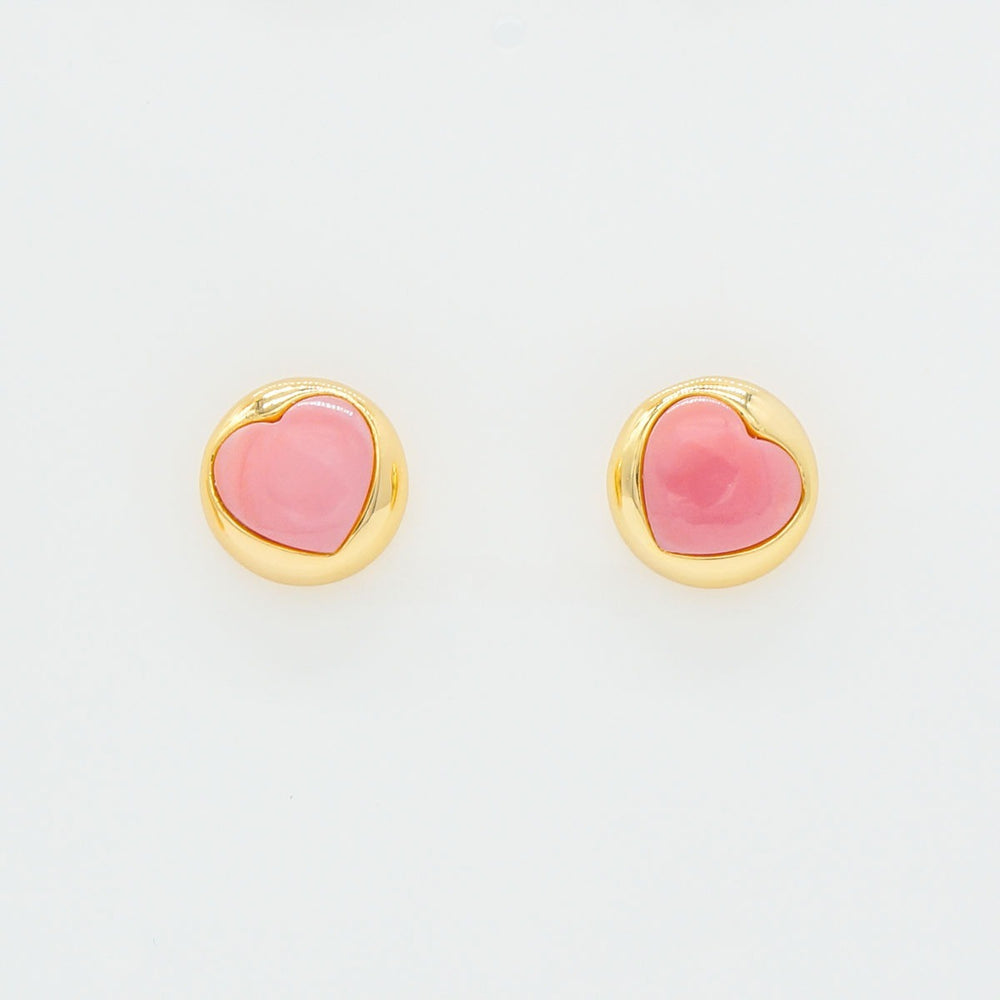 Queen Conch Shell Heart Earring
