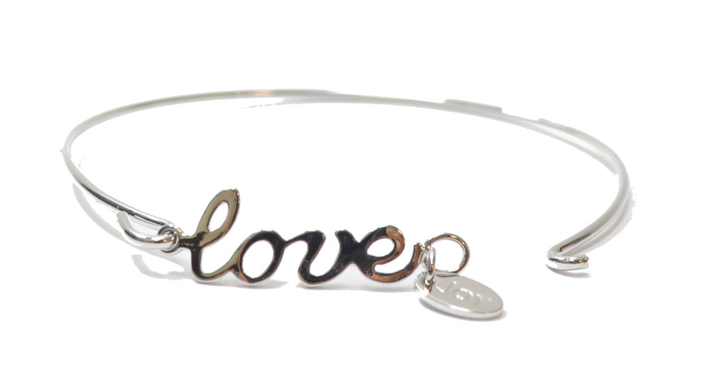 Stainless Steel  "LOVE" Wire Bracelets