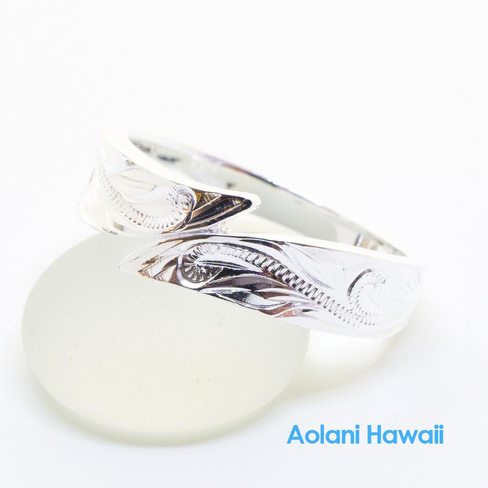 Sterling Silver Hawaiian Jewelry Ring with Old English