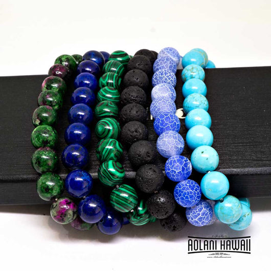 Red Sapphire Beads Bracelet – Aolani Hawaii
