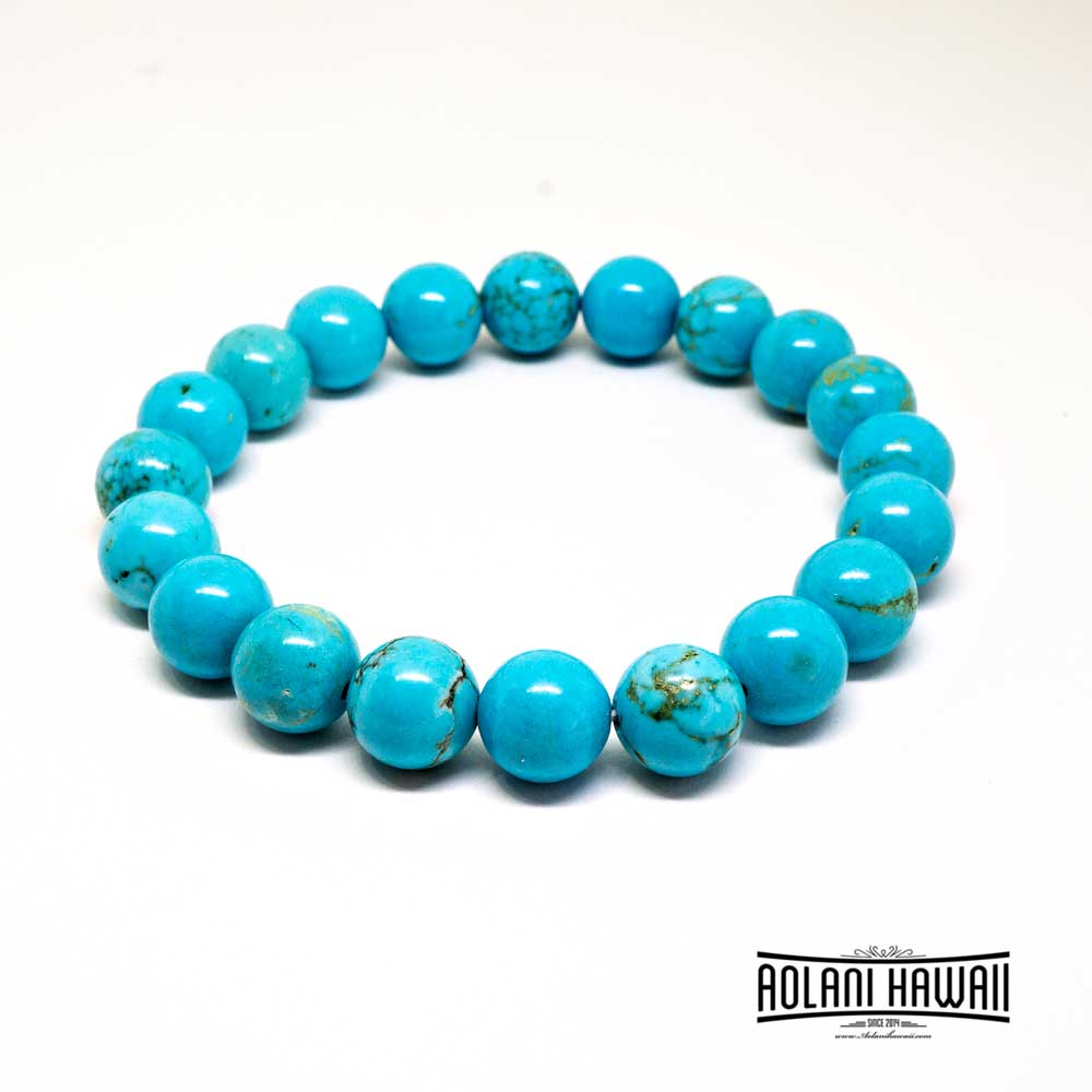 Turquoise Stone Beads Bracelet