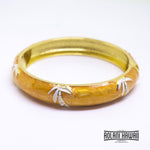 Enamel Bracelet Bangle - Palm Tree Style