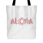 Floral Aloha Logo Tote Bag
