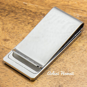 
            
                Load image into Gallery viewer, Koa Wood Stainless Steel Money Clip - Aolani Hawaii - 2
            
        