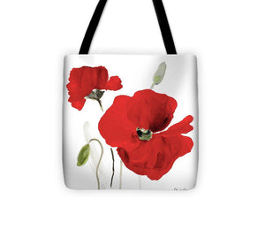 All Red Poppies I Tote Bag