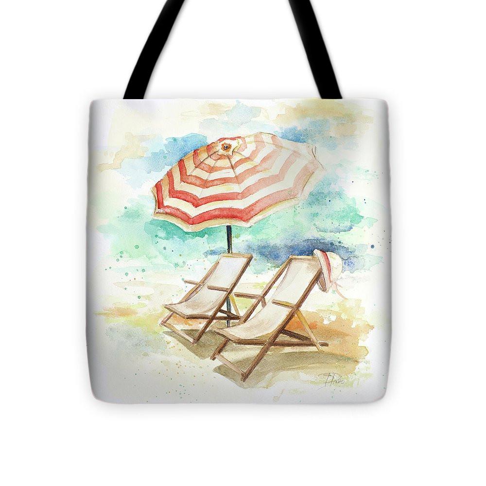 Umbrella On The Beach I Tote Bag