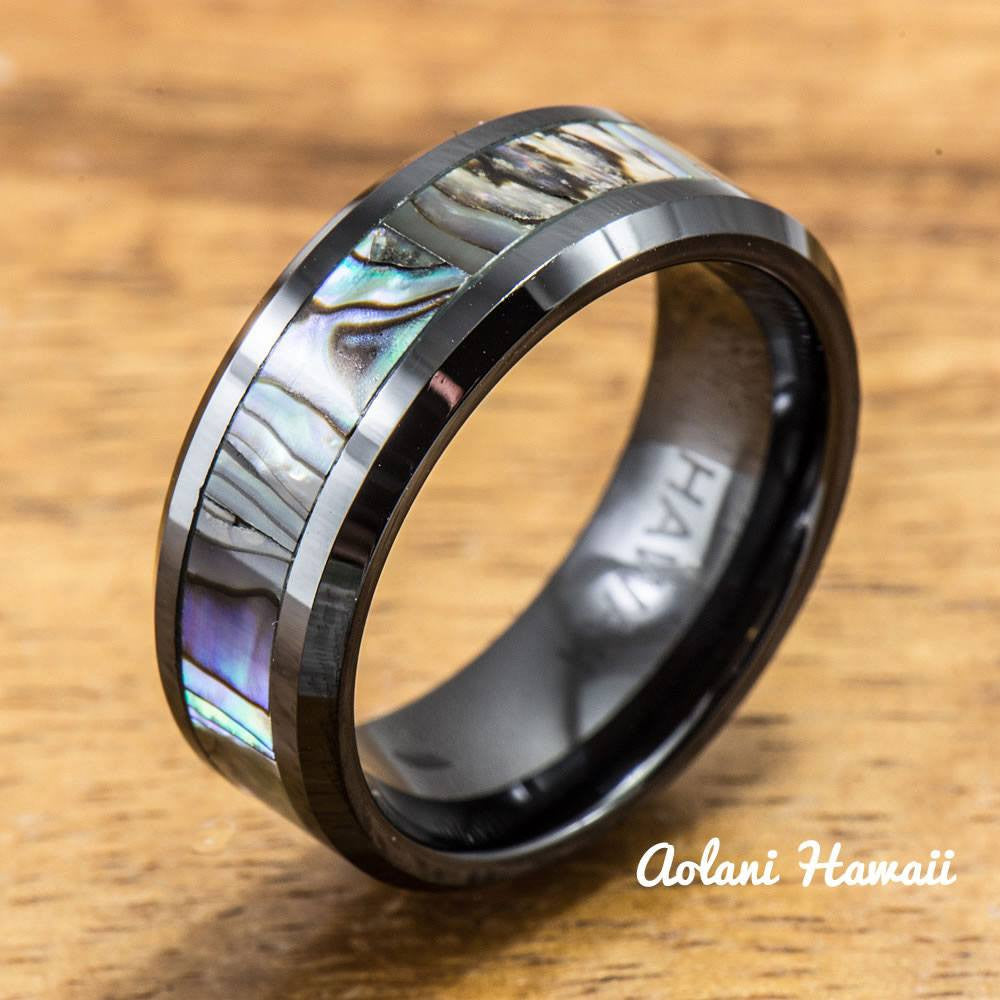 Ceramic Rigs Koa Wood Ceramic Rings | Perfect for Wedding Rings, Engagement Rings ...
