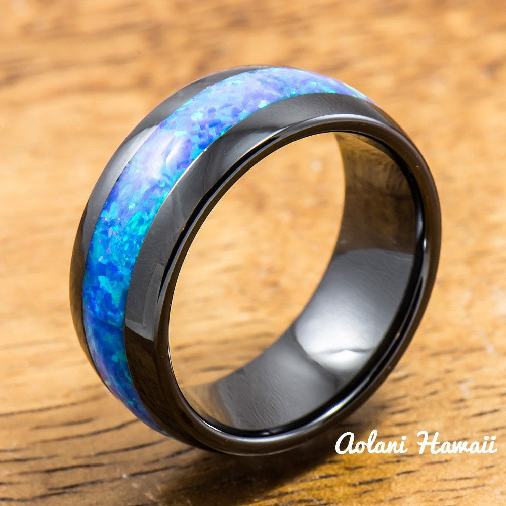Ceramic Rigs Koa Wood Ceramic Rings | Perfect for Wedding Rings, Engagement Rings ...