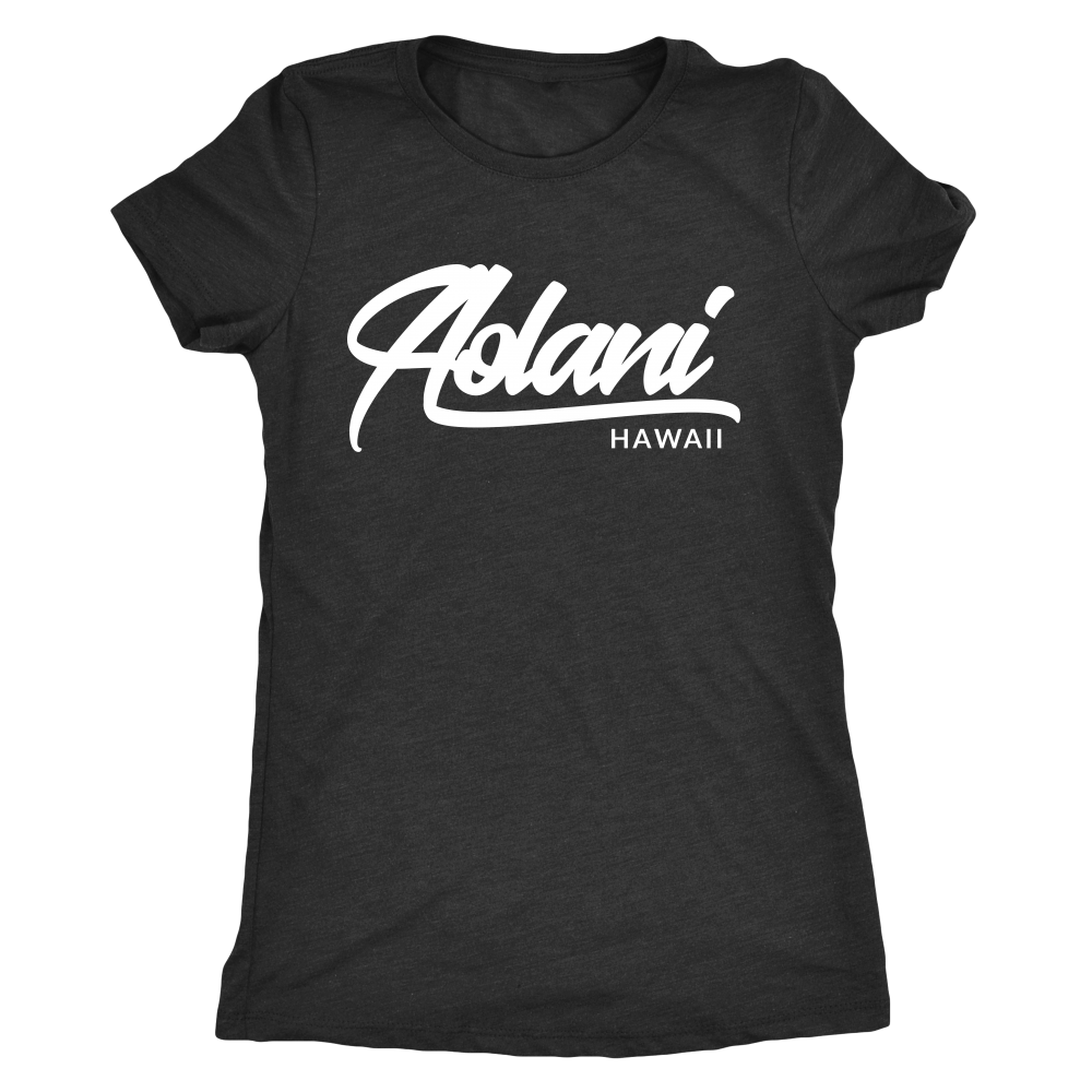 Womens Aolani Hawaii Logo Wear T-shirt