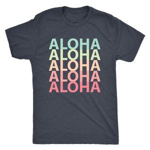 
            
                Load image into Gallery viewer, Mens Rainbow Aloha Logo T-Shirt
            
        