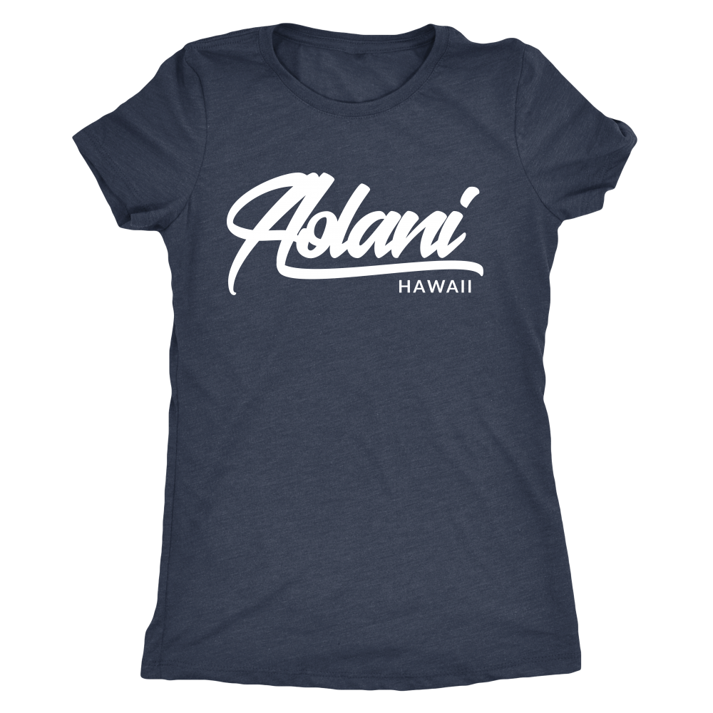 Womens Aolani Hawaii Logo Wear T-shirt
