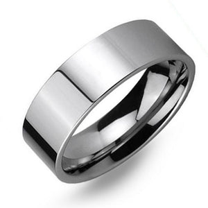 Tungsten Ring with High Polished Mirror Finish (8mm width)